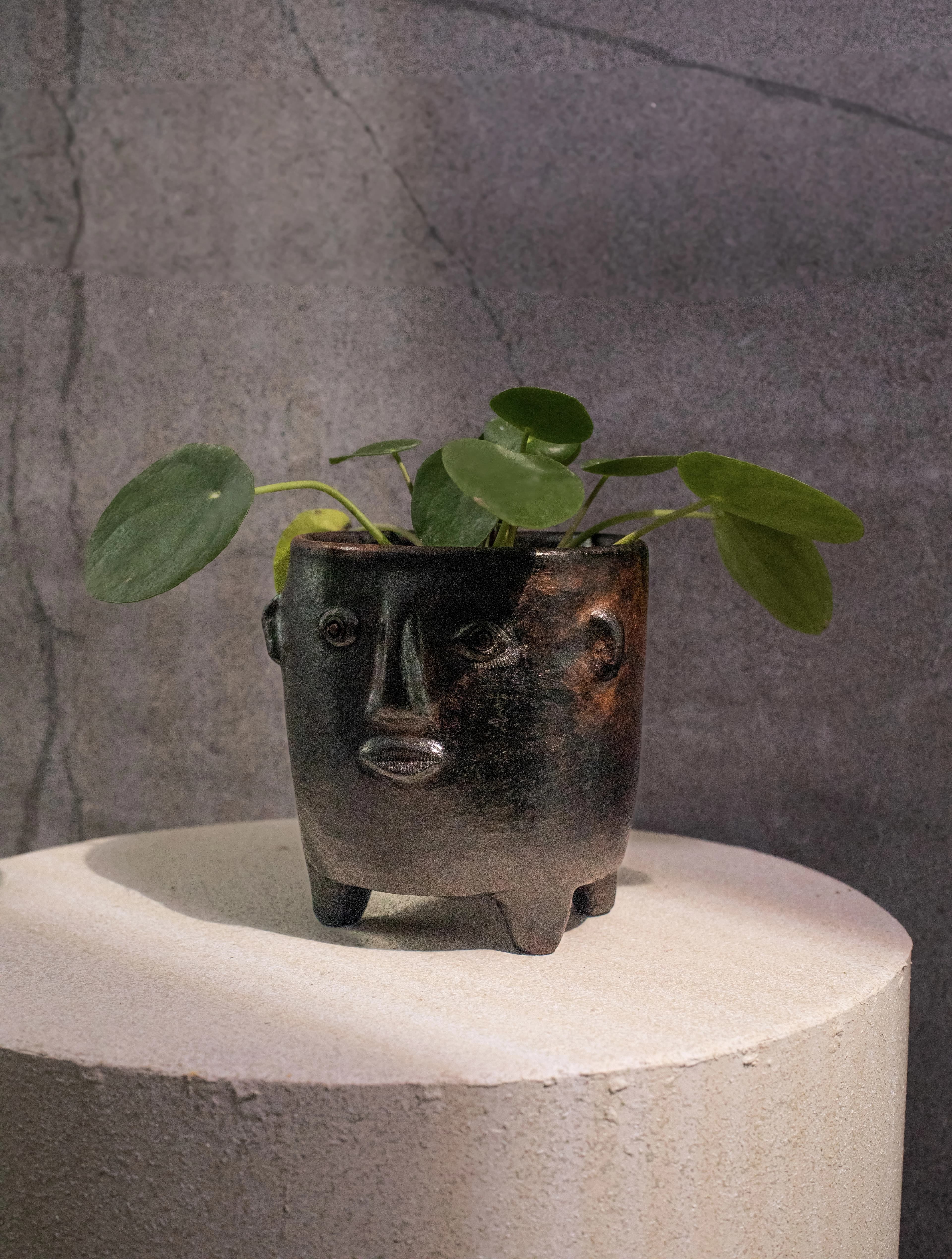 Macetas artesanales de barro